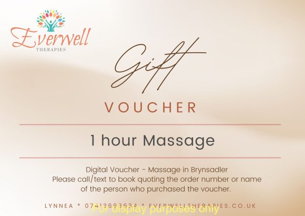 Gift Voucher - 1 hour Massage