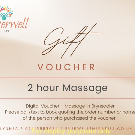 Gift Voucher - 2 hour massage