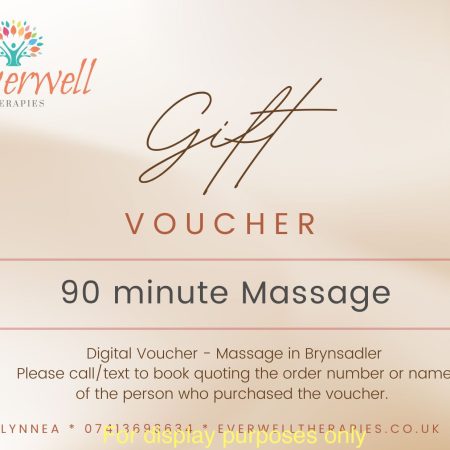 Gift Voucher - 90 minute Massage